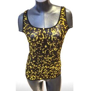 Versace Intimo Leopard Print Tank Top (NWT) – Size XL / IT 46